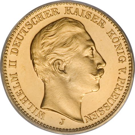 münze wilhelm ii deutscher kaiser 20 mark